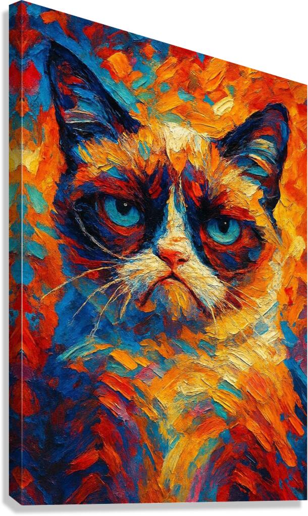 Grumpy Cat Canvas Print