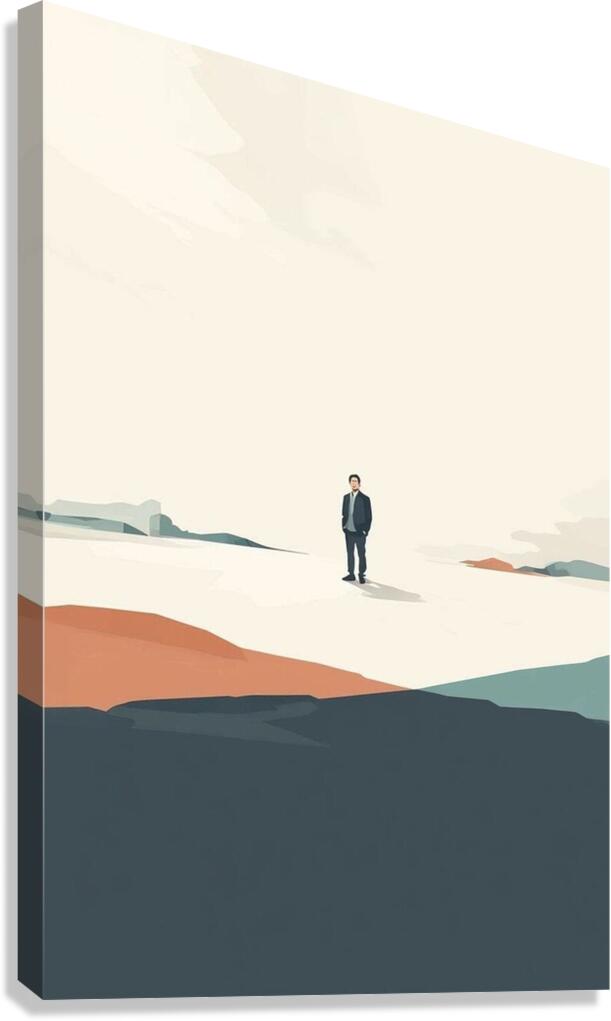 Man Canvas Print