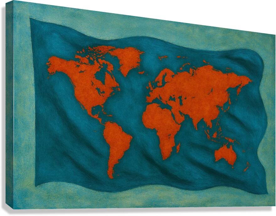 World Wide Flag Canvas Print