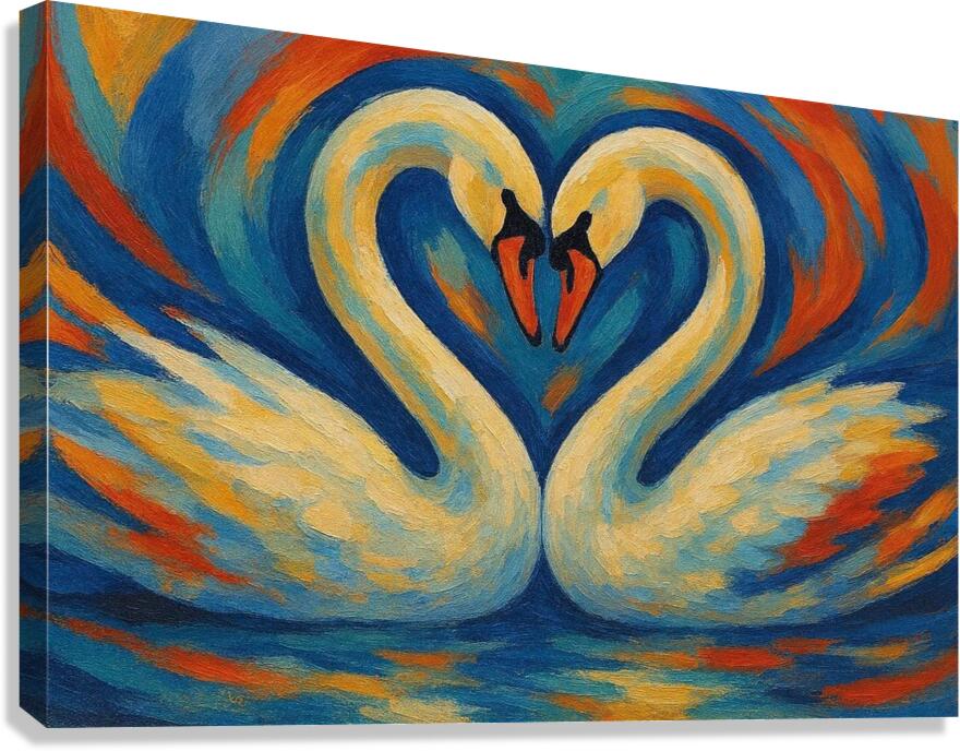 swans Canvas Print