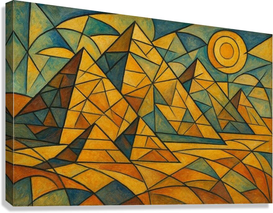 Pyramids Canvas Print