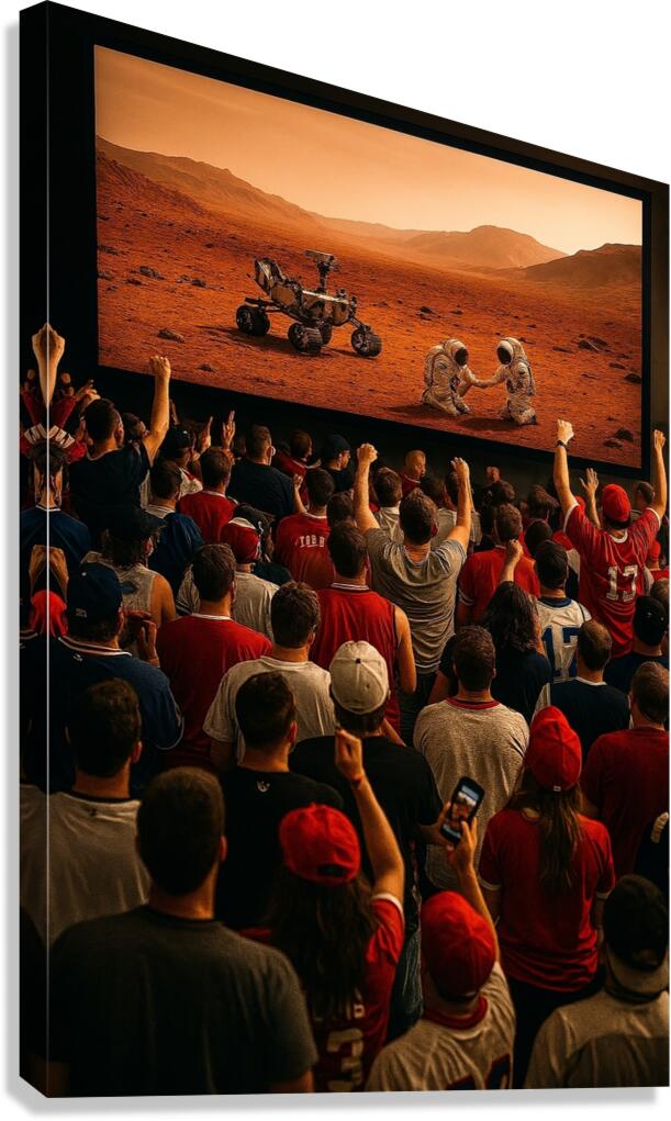 Mars Landing Canvas Print