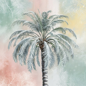 Frosted Palm Tree Winter