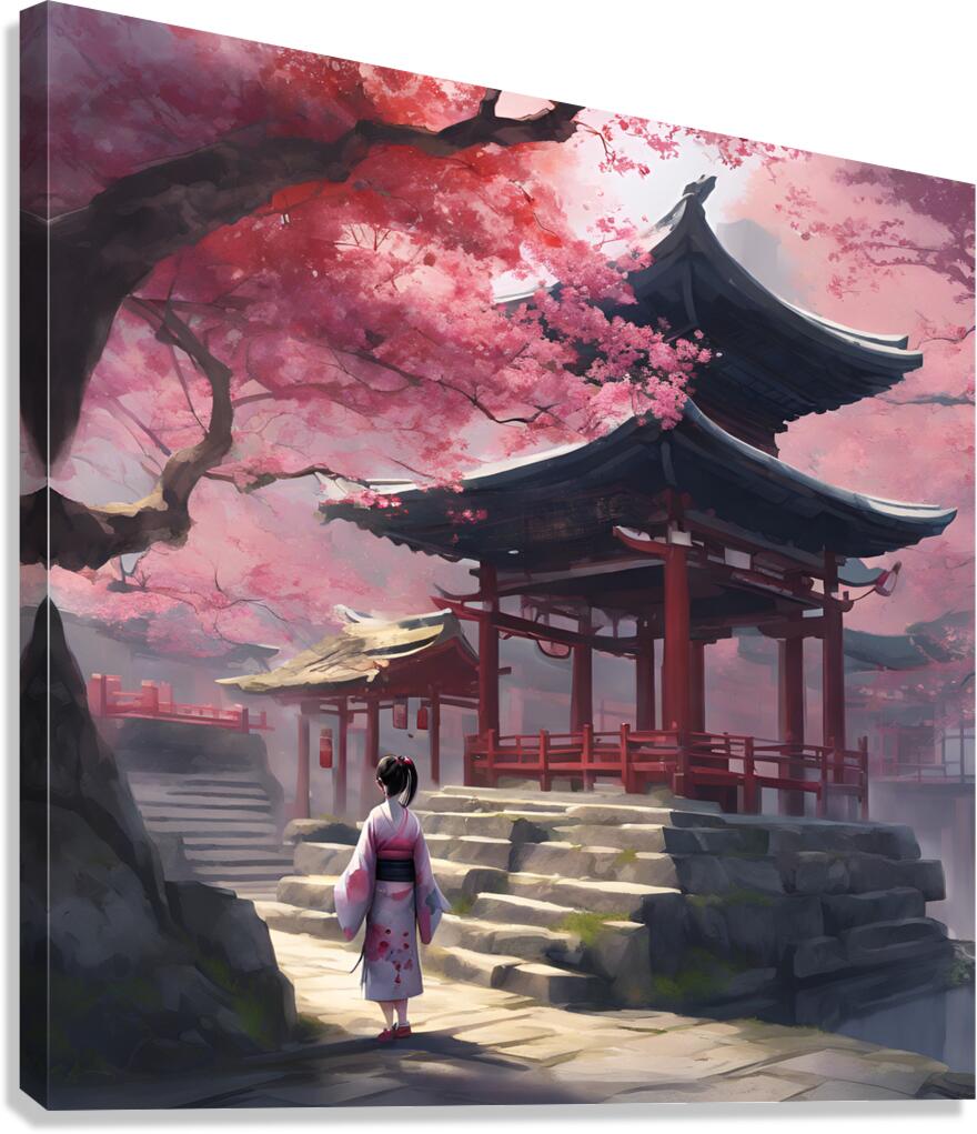 japanese architecture Canvas Print