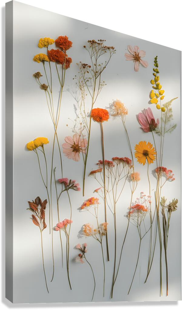 Pressed Blooms Canvas Print