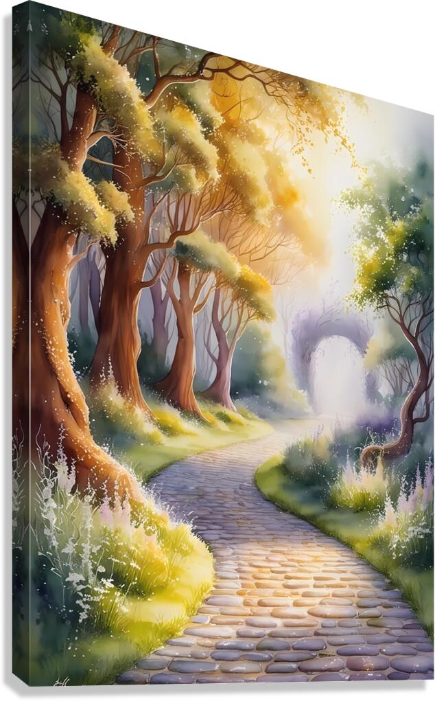 Timeless Pathways Canvas Print