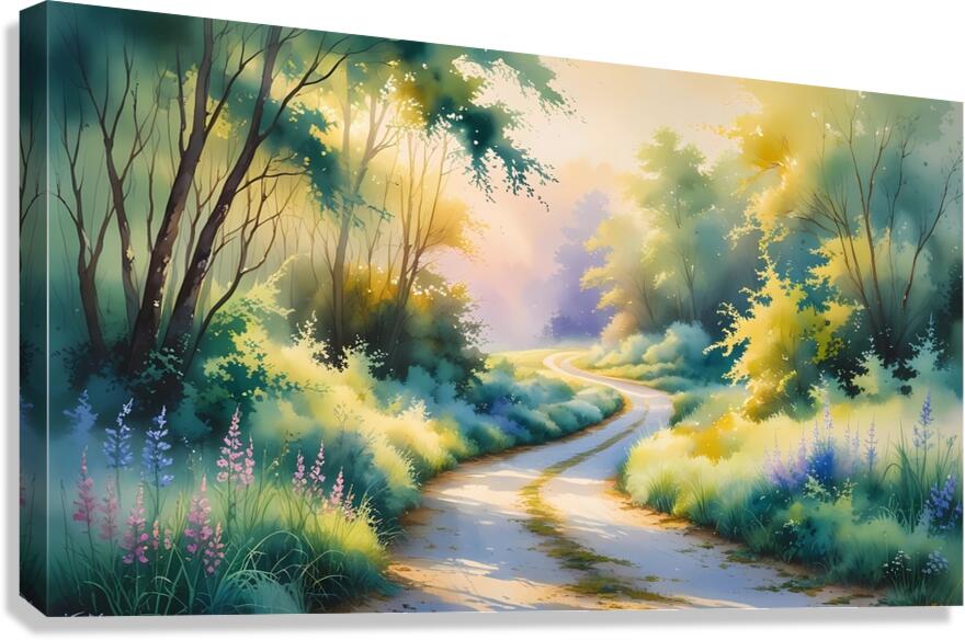 Path to Tranquility Canvas Print