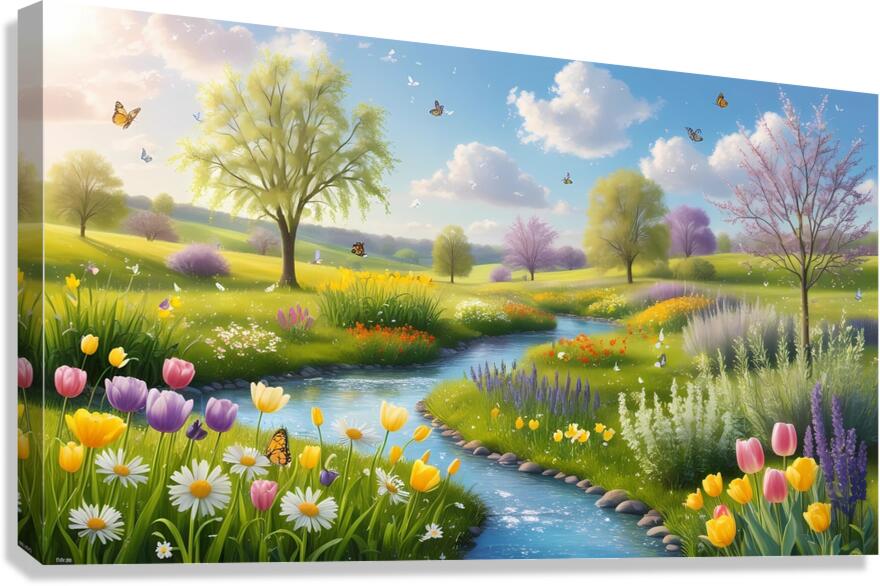  blooming meadow Canvas Print