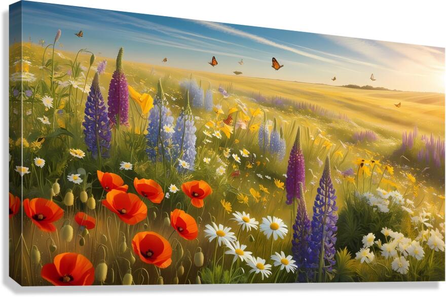Wildflower Symphony Canvas Print