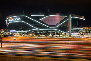 Allegiant Stadium at Night   Las Vegas NV A920096