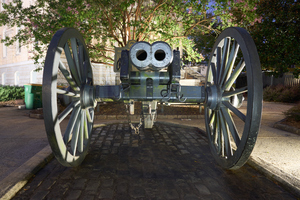 Double Barrel Cannon at Sunrise   Athens GA SA109