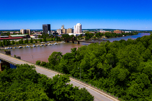 Downtown Augusta Aerial View 0289