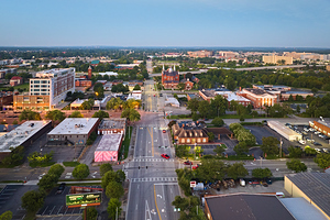Downtown Augusta GA Aerial View DJI 0130