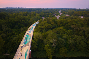 Fifth Street Pedestrian Bridge Aerial View   Augu 1708699351.7611