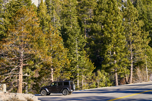 Jeep Wrangler at Lake Tahoe CA A7307811