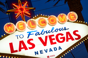 Las Vegas Sign at Dusk DSC01672