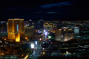 Las Vegas Skyline at Night A9200837