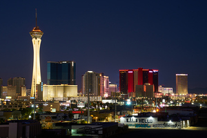 Las Vegas Skyline at Night DSC03742