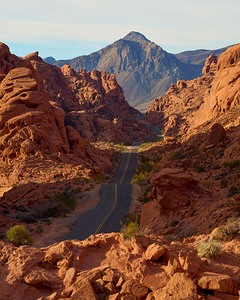 Mouse Tank Road at Valley of Fire State Park NV S