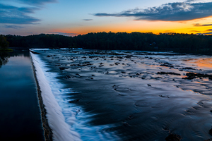 Savannah River Rapids Sunrise in Columbia County