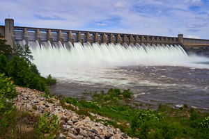 Strom Thurmond Dam GA SC Border A7302079