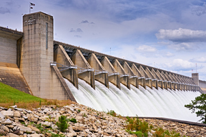 Strom Thurmond Dam GA SC Border DSC09877