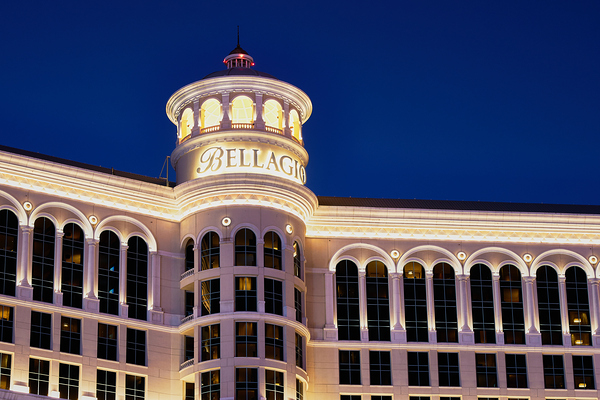 Bellagio Casino at Dusk   Las Vegas NV DSC06899.j Print