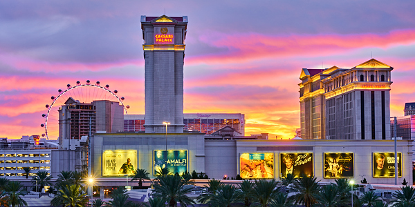 Caesars Palace Sunrise   Las Vegas NV A9201156.jp Print