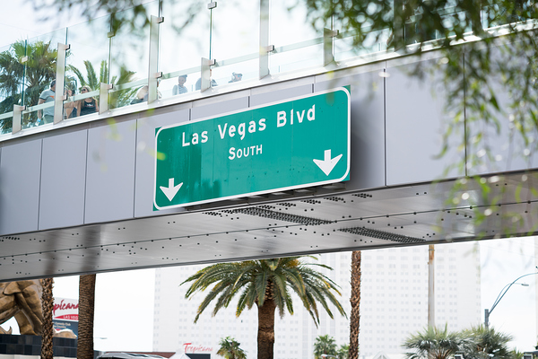 Las Vegas Blvd Sign   Las Vegas NV 03594 Print