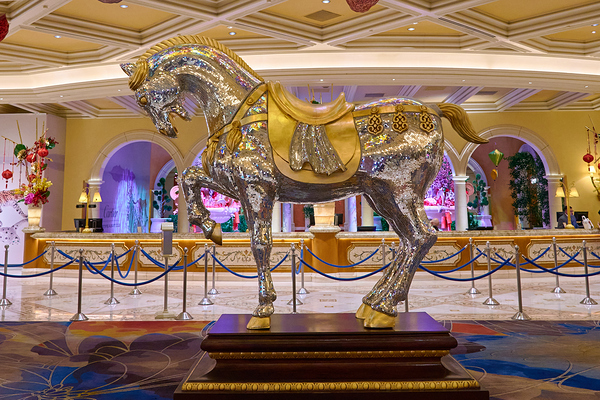 Lobby at Bellagio Casino   Las Vegas NV DSC08304. Print