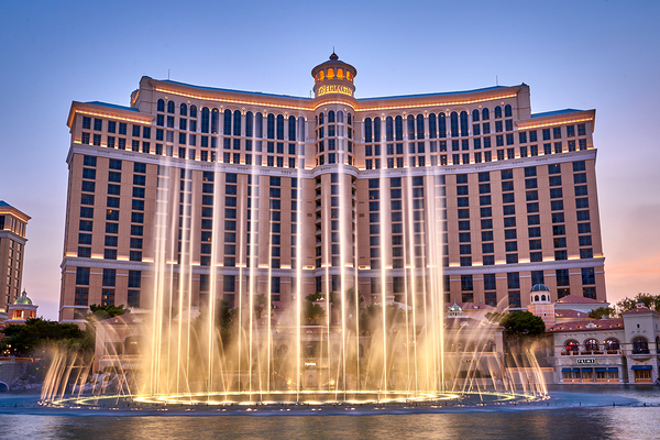 The Bellagio Fountains   Las Vegas NV 7R309825.jp Print