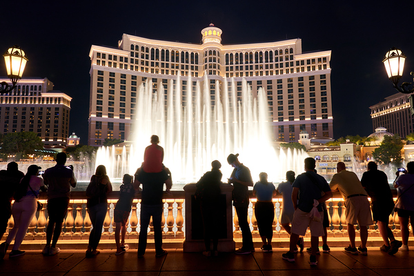 The Bellagio Fountains   Las Vegas NV DSC04656.jp Print