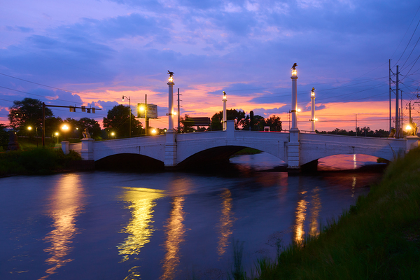Butt Memorial Bridge at Sunset   Augusta GA SA107 1708698952.7185  Print