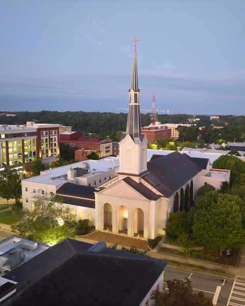 First United Methodist Church Aerial View   Athen by Sanjeev Singhal