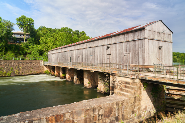 Headgates at Savannah Rapids   Martinez GA A73027 1675603299.8644 Print