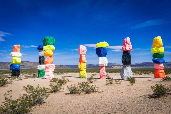 Seven Magic Mountains   Las Vegas NV 04929 Print
