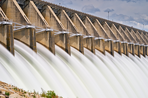 Strom Thurmond Dam GA SC Border DSC09830 Print