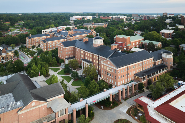 UGA Miller Learning Center Aerial View   Athens G by Sanjeev Singhal