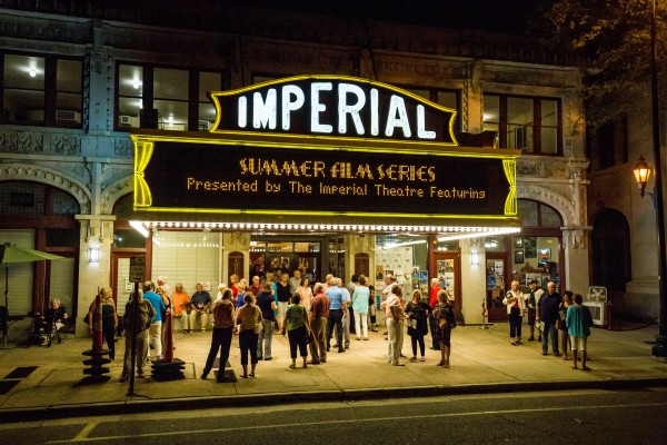Imperial Theatre at Night   Augusta GA 6695 Print