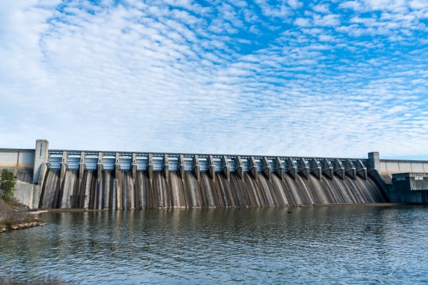Lake Strom Thurmond Dam   Augusta GA 0705 Print