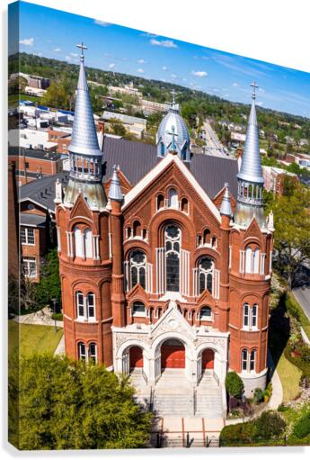 Sacred Heart Cultural Center Aerial 0359  Canvas Print