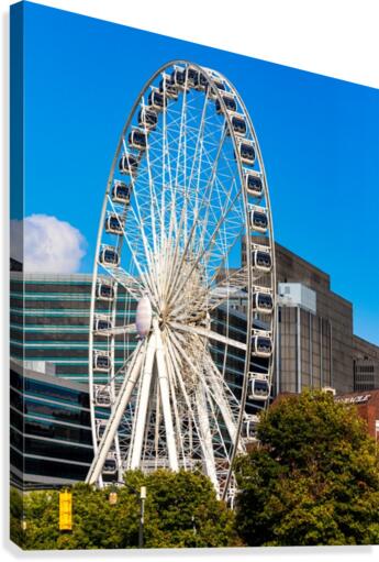 Skyview Atlanta Ferris Wheel Centennial Park 7512 Impression sur toile