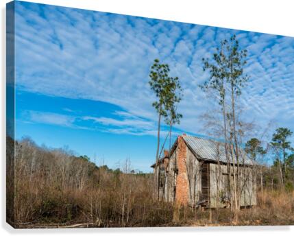 Abandoned House in Columbia County GA 0640 Canvas Print