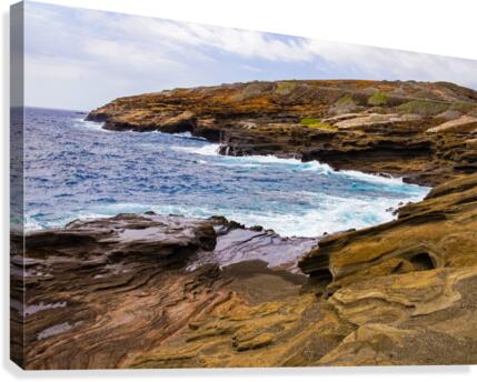 Lanai Lookout   Oahu Hawaii 07985 Canvas Print