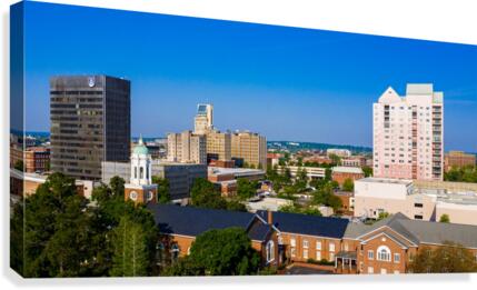 Downtown Augusta GA Skyline Aerial View 0685  Canvas Print