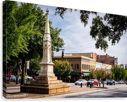Confederate Monument Downtown Athens GA 9614 Canvas Print