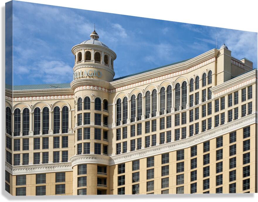 Bellagio Casino   Las Vegas NV A9200455 Canvas Print