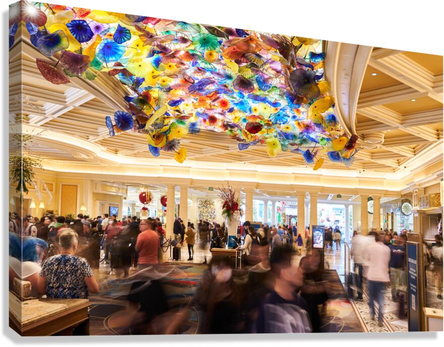 Bellagio Casino Lobby   Las Vegas NV DSC03442 Canvas Print