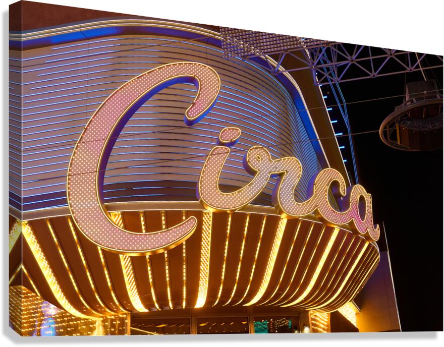 Circa Casino   Las Vegas NV DSC08089 Canvas Print