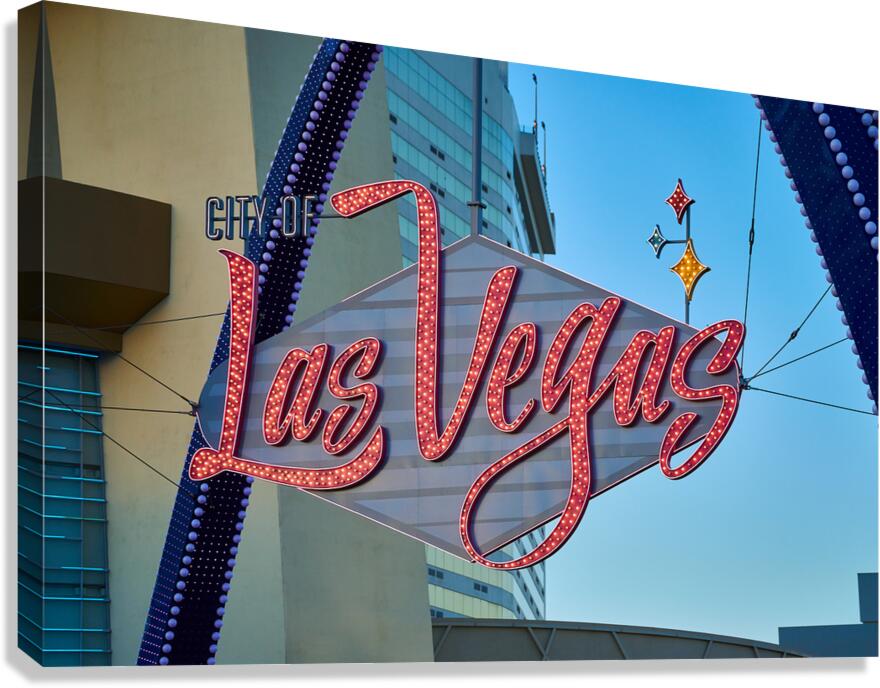 City of Las Vegas Sign DSC02629 Canvas Print